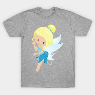 Cute Fairy, Magic Fairy, Forest Fairy, Blonde Hair T-Shirt